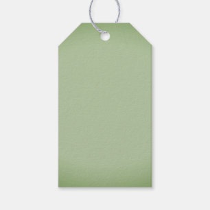 Solid Jade Green Celadon  Gift Tags