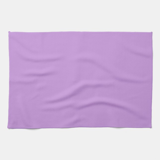 Solid Lavender Purple Kitchen Towel (Horizontal)