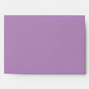 Solid Lavender Purple Wedding Envelope