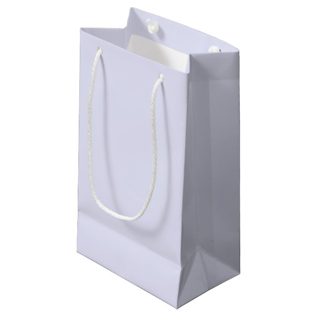 Solid Lavender Small Gift Bag –Single Colour Desig (Front Angled)