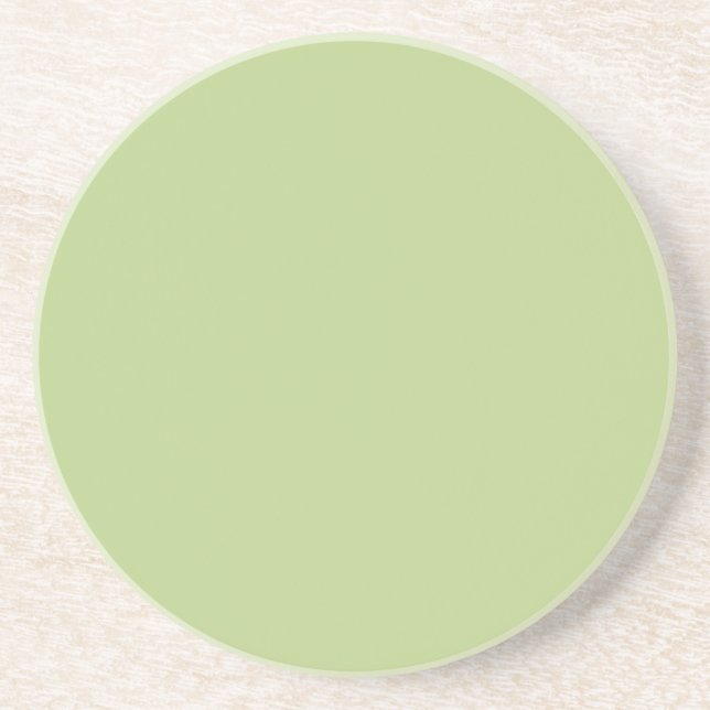 Solid Light Green Coaster (Front)