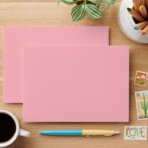 Solid Light Pink A7 Envelope for Greeting Cards