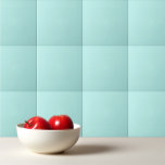 Solid light turquoise tile<br><div class="desc">Solid light turquoise design.</div>