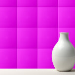 Solid magenta fuchsia tile<br><div class="desc">Solid color magenta fuchsia design.</div>