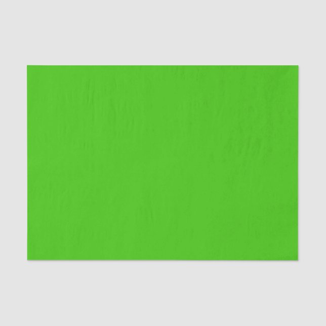 SOLID MARDI GRAS GREEN TISSUE PAPER (Front)