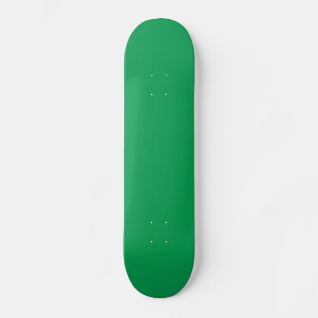 Solid Medium Green Skateboard (Front)