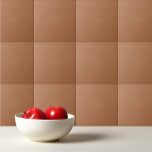Solid milk chocolate brown tile<br><div class="desc">Solid color milk chocolate brown design.</div>