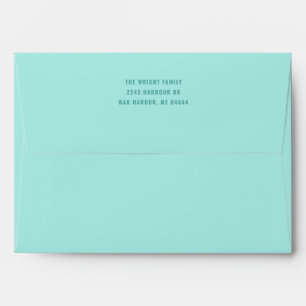 Solid Mint Green Envelope