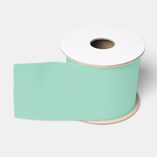 Solid Minty Sage Green Elegant Grosgrain Ribbon