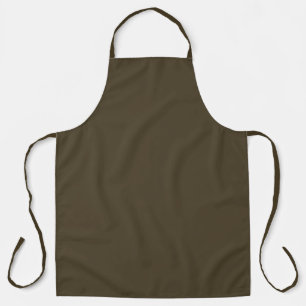 Solid Mocha Brown Apron