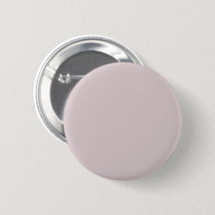 Solid mountain haze silver pink 6 cm round badge
