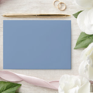 Solid Muted Icy Blue Envelope