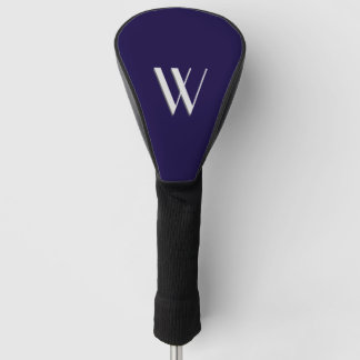 Solid Navy Blue Custom Golf Head Cover