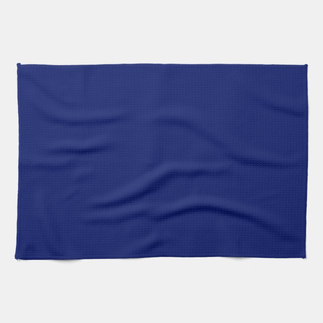 Solid Navy Blue Kitchen Towel (Horizontal)