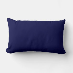 Solid Navy Blue Lumbar Cushion