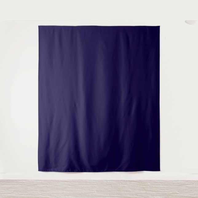 Solid Navy Blue Tapestry (Front)