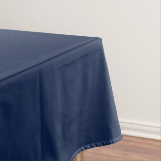 Solid navy night blue tablecloth