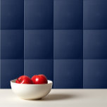 Solid navy night blue tile<br><div class="desc">Solid color navy night blue design.</div>