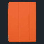 Solid neon orange iPad pro cover<br><div class="desc">Solid color neon orange design.</div>