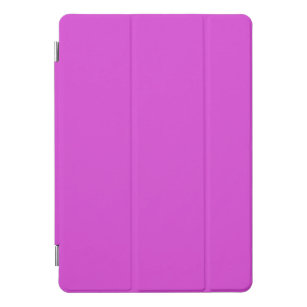 Solid neon pinkish purple fuchsia magenta iPad pro cover
