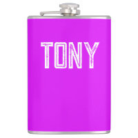 Solid Neon Purple Custom Name Monogram