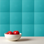 Solid ocean blue teal tile<br><div class="desc">Solid ocean blue teal design.</div>