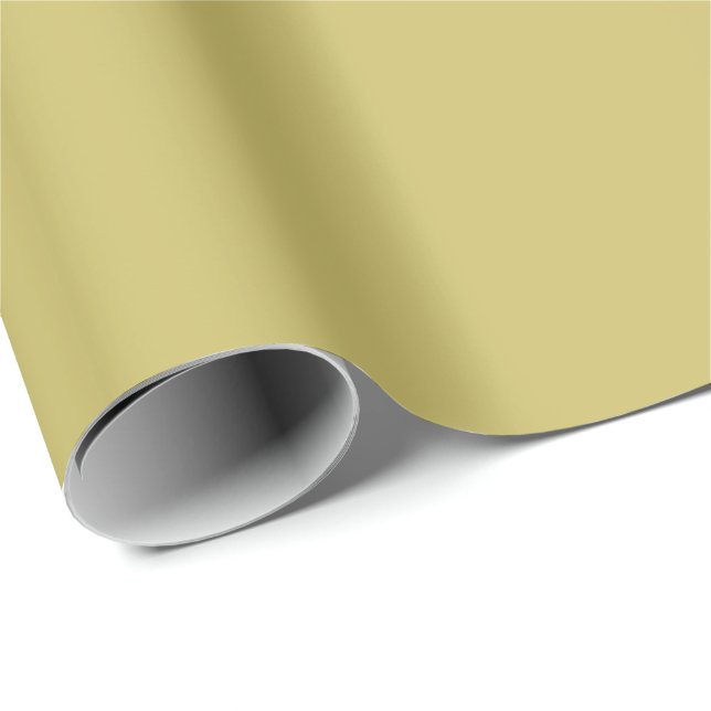 Solid Olive Wrapping Paper (Roll Corner)