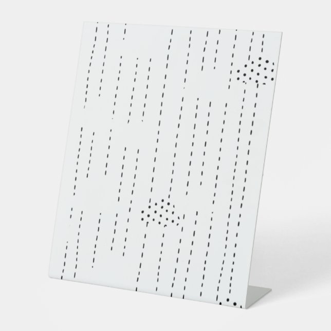 Solid, Onyx Pedestal Sign (Front)