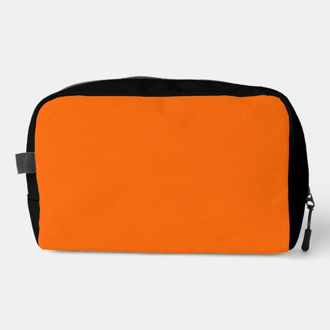 Solid Orange anf balck Dopp Kit (Front)