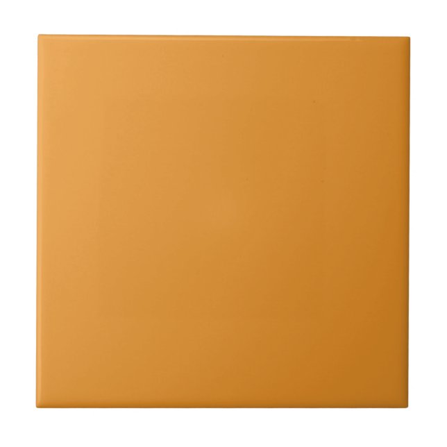 Solid Orange Colour Tile (Front)