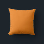 Solid Orange Cushion<br><div class="desc">A warm orange colour with an empty text template in three lines. Click personalise to add short words or names, or buy it as it is, as a matching solid colour. If you want the word to be in the middle, please leave the first line empty, then write the word....</div>