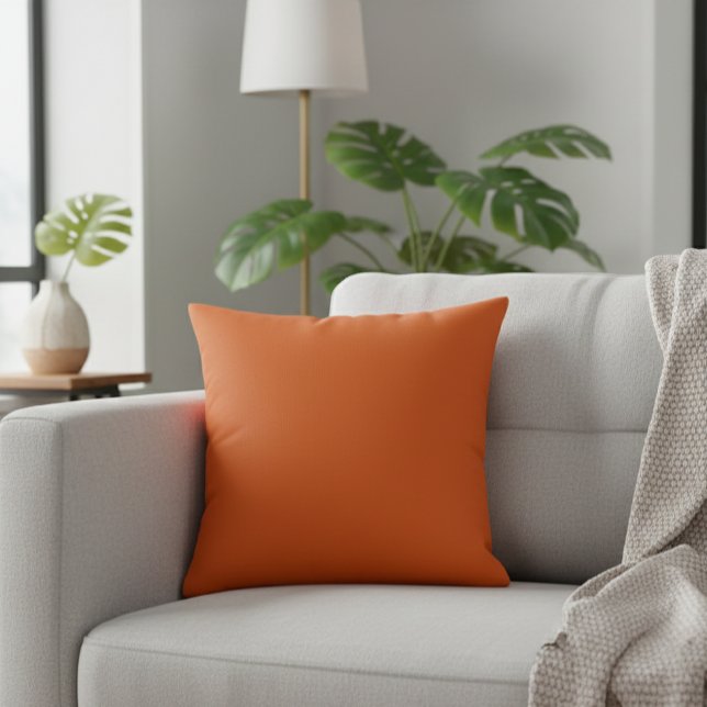 Solid Orange Cushion for Autumn Decorations (Creator Uploaded)