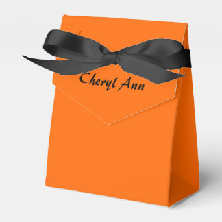 Solid Orange Favour Box