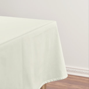 Solid Pale Butter Yellow Tablecloth