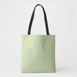 Solid Pale Moss Green by Premium Collections Tote Bag
