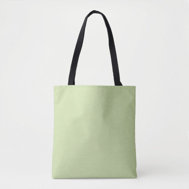 Solid Pale Moss Green by Premium Collections Tote Bag (Front)