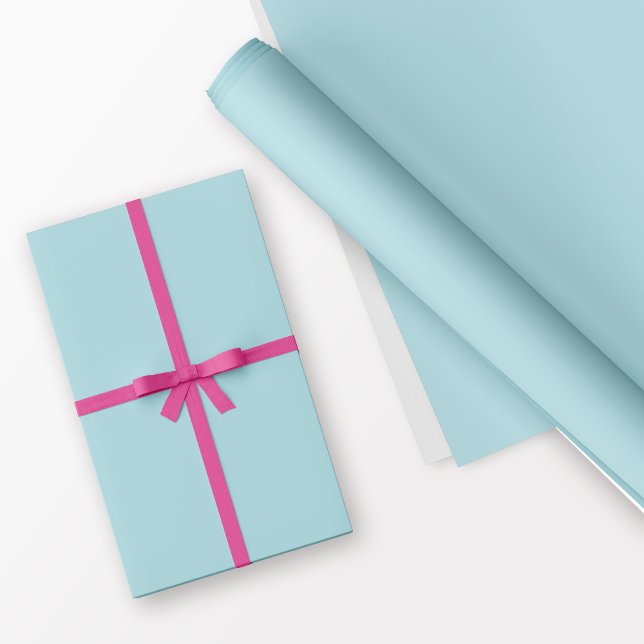 Solid Pastel Blue Wrapping Paper (Creator Uploaded)