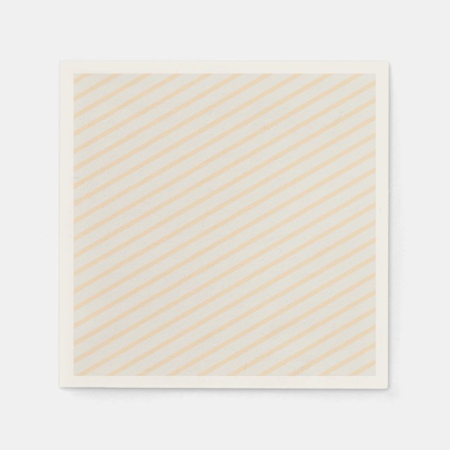 Solid Pastel Colour Stripes Professional Minimalis Napkin (Front)