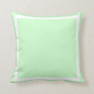 solid pastel seafoam green blue plain pillow
