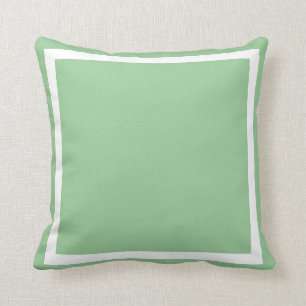 solid pastel seafoam  green blue plain pillow