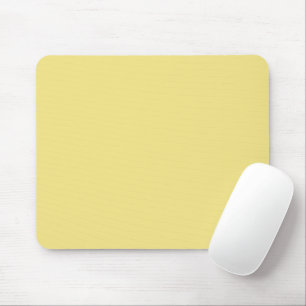 Solid Pastel Yellow Modern Mouse Pad