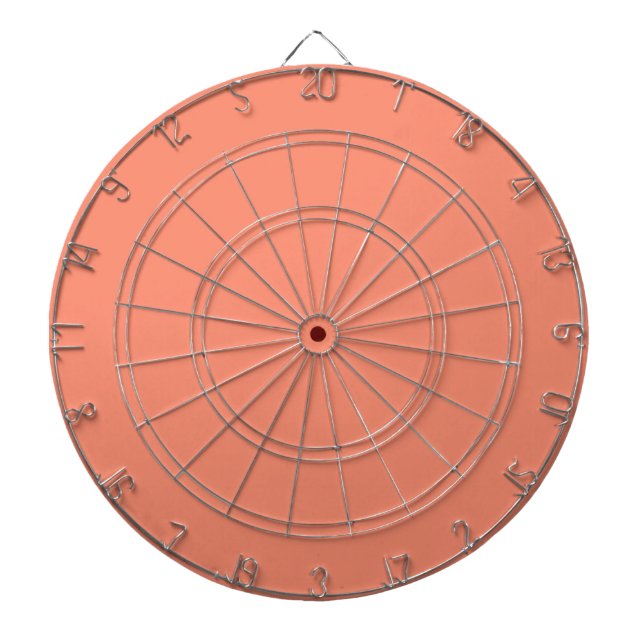 Solid peach dartboard (Front)