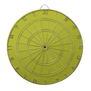 Solid pear green dartboard