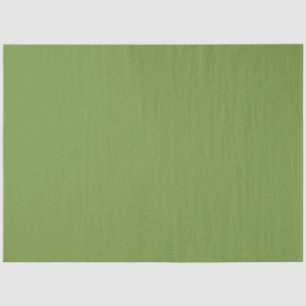 Solid pepper grass green rustic tissue paper