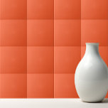 Solid persimmon orange tile<br><div class="desc">Solid color persimmon orange design.</div>