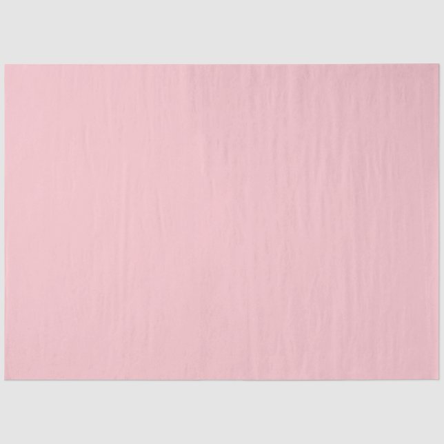 Solid pig soft pink tissue paper (Front)