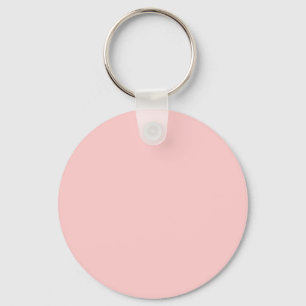 Solid Pink Background Web Colour FFCCCC Key Ring