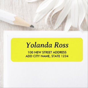 Solid plain bright yellow
