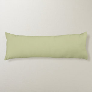 Solid Plain Pale Pistachio Green Body Cushion