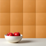 Solid plain saffron orange tile<br><div class="desc">Solid plain saffron orange design.</div>